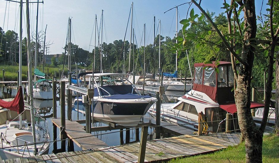 Photo of boats at docks
