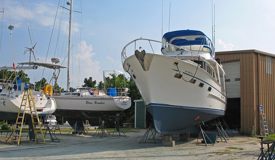 Photo of boatyard